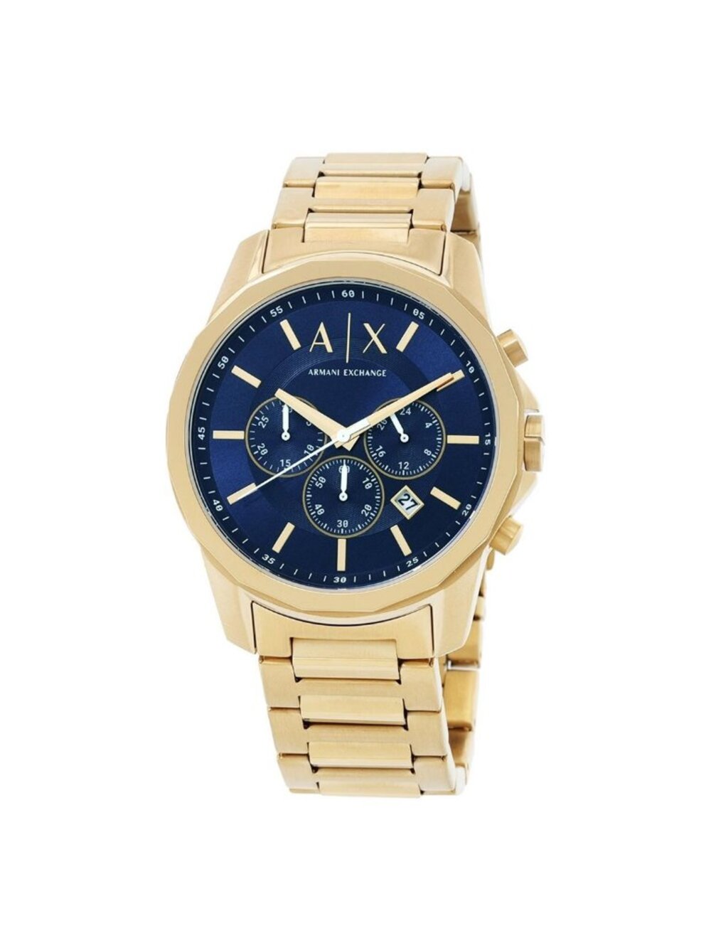 NWT Armani Exchange Chronograph Quartz Blue Dial Men's Watch